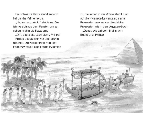 Buchcover und Innenansicht für das Buch: Mummies in the Morning