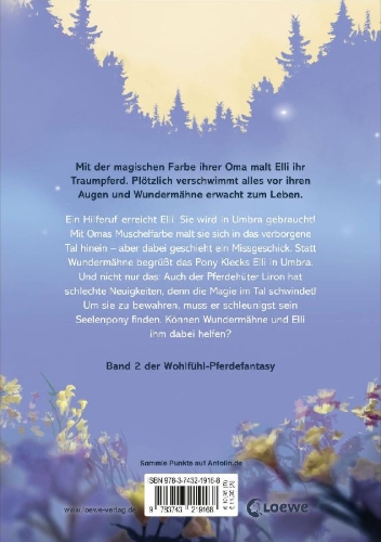 Buchcover und Innenansicht für das Buch: Wundermähne (Band 2) - Auf der Suche nach dem Seelenpony