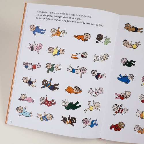 Buchcover und Innenansicht für das Buch: Hvordan lager man en baby?