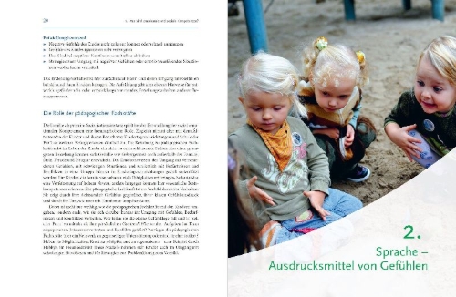 Buchcover und Innenansicht für das Buch: Sozial-emotionale Entwicklung fördern