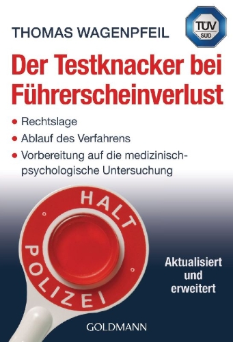 Buchcover und Innenansicht für das Buch: Der Testknacker bei Führerscheinverlust