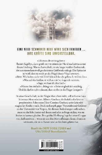 Buchcover und Innenansicht für das Buch: THE BLACK WITCH