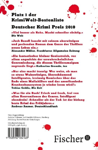 Buchcover und Innenansicht für das Buch: Schneller als der Tod