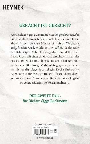 Buchcover und Innenansicht für das Buch: Richter jagen besser