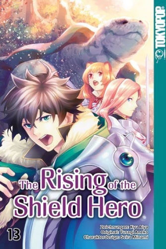 Buchcover und Innenansicht für das Buch: The Rising of the Shield Hero 13