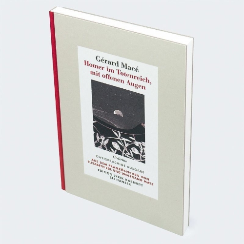 Buchcover und Innenansicht für das Buch: Homère au royaume des morts a les yeux ouverts