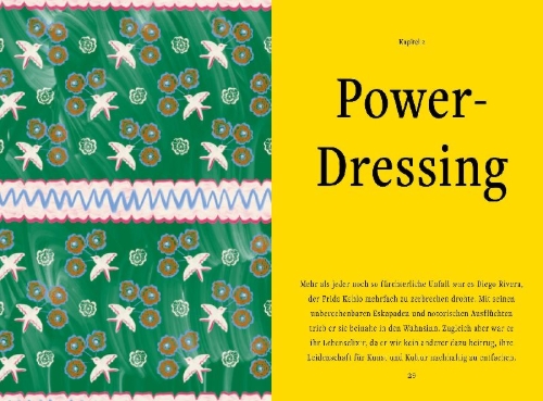 Buchcover und Innenansicht für das Buch: Frida: Style Icon. A Celebration of the Remarkable Style of Frida Kahlo