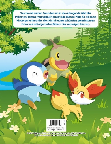 Buchcover und Innenansicht für das Buch: Pokémon: Meine ersten Freunde