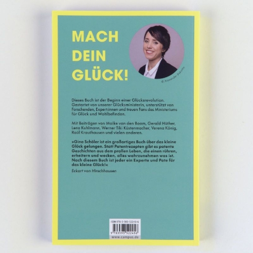 Buchcover und Innenansicht für das Buch: Das kleine Glück möchte abgeholt werden
