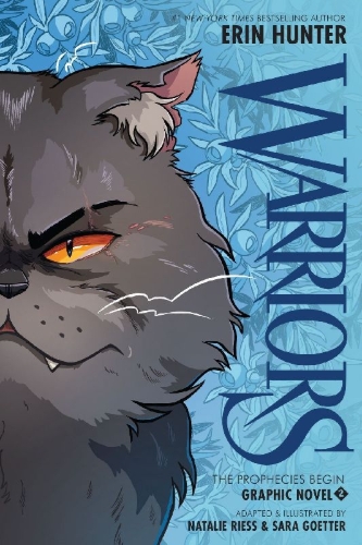 Buchcover und Innenansicht für das Buch: Warriors Graphic Novel: The Prophecies Begin, Part Two of Three