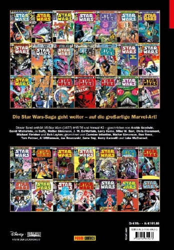 Buchcover und Innenansicht für das Buch: Star Wars: The Original Marvel Years Omnibus Vol. 2