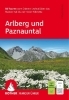 Buchcover und Innenansicht für das Buch: ROTHER Wanderführer Arlberg und Paznauntal. 50 Touren vom Oberen Lechtal über das Stanzer Tal bis zur Tiroler Silvretta