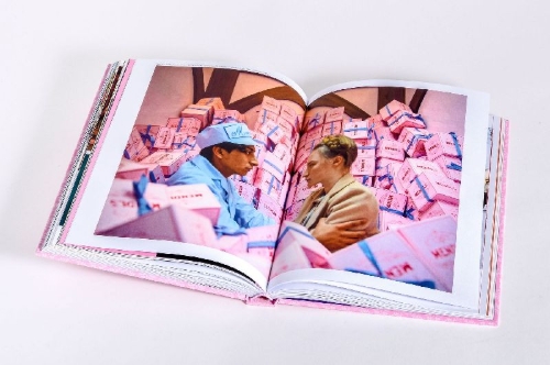Buchcover und Innenansicht für das Buch: Wes Anderson: Les 11 films et 7 courts-métrages expliqués. La Totale