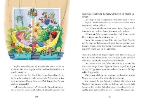 Buchcover und Innenansicht für das Buch: Das bunte Geschichtenbuch zur Erstkommunion