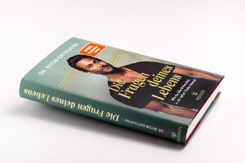 Buchcover und Innenansicht für das Buch: Die Fragen deines Lebens