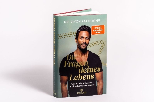 Buchcover und Innenansicht für das Buch: Die Fragen deines Lebens