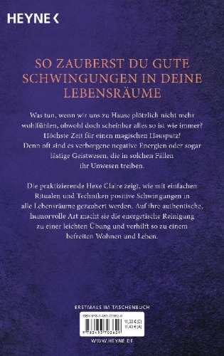 Buchcover und Innenansicht für das Buch: Das Einmaleins der magischen Hausreinigung