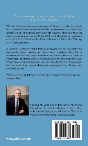 Buchcover und Innenansicht für das Buch: Tod durch Meeting