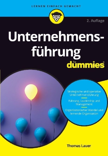 Buchcover und Innenansicht für das Buch: Unternehmensführung für Dummies