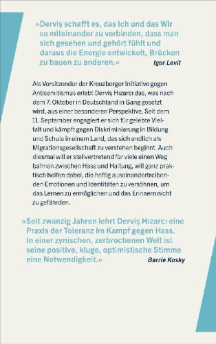 Buchcover und Innenansicht für das Buch: Zwischen Hass und Haltung