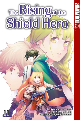 Buchcover und Innenansicht für das Buch: The Rising of the Shield Hero 11
