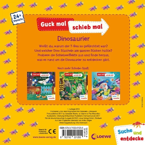 Buchcover und Innenansicht für das Buch: First Explorers - Dinosaurs