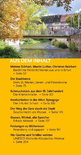 Buchcover und Innenansicht für das Buch: TRESCHER Reiseführer Erfurt