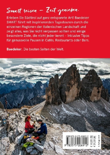 Buchcover und Innenansicht für das Buch: Baedeker SMART Reiseführer Südtirol