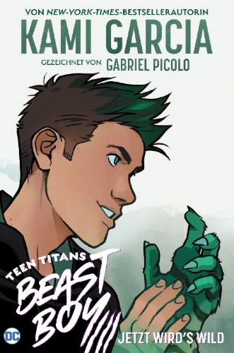 Buchcover und Innenansicht für das Buch: Teen Titans: Beast Boy