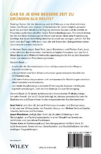 Buchcover und Innenansicht für das Buch: Venture Deals