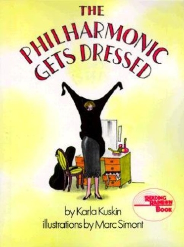 Buchcover und Innenansicht für das Buch: The Philharmonic Gets Dressed