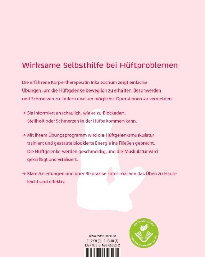 Buchcover und Innenansicht für das Buch: Das HüftHeilbuch