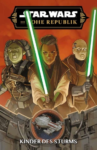 Buchcover und Innenansicht für das Buch: Star Wars: The High Rebublic (2023) #1-#5; "All the Republic" aus Sar Wars: Revelations (2023) #1
