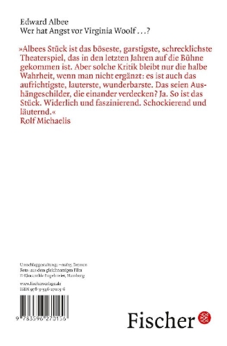 Buchcover und Innenansicht für das Buch: Wer hat Angst vor Virginia Woolf ...?