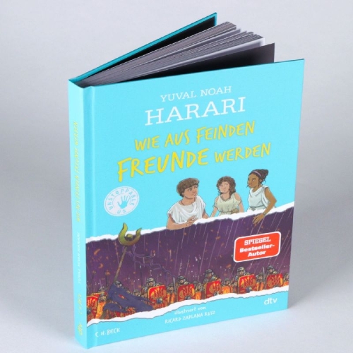 Buchcover und Innenansicht für das Buch: Wie aus Feinden Freunde werden