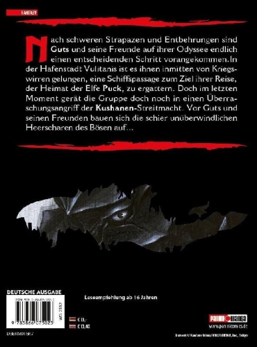 Buchcover und Innenansicht für das Buch: Berserk Max 16