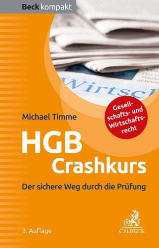 Buchcover und Innenansicht für das Buch: HGB Crashkurs
