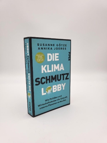 Buchcover und Innenansicht für das Buch: Die Klimaschmutzlobby
