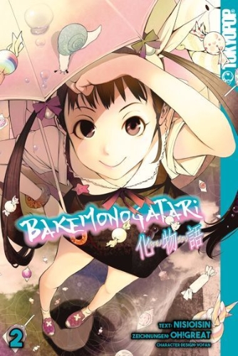Buchcover und Innenansicht für das Buch: Bakemonogatari 02