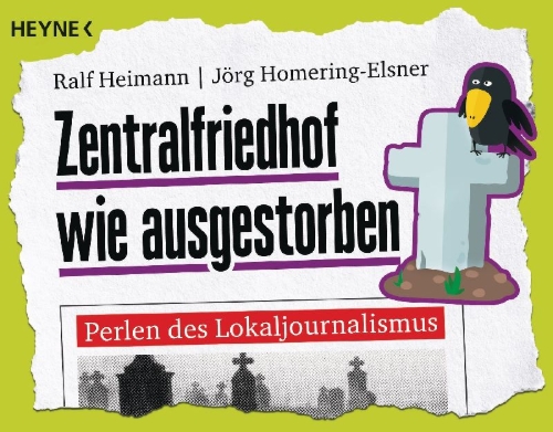 Buchcover und Innenansicht für das Buch: Zentralfriedhof wie ausgestorben