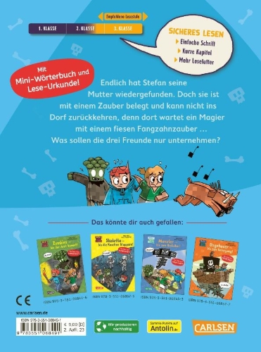 Buchcover und Innenansicht für das Buch: Minecraft 6: Geister - bis das Schwein pfeift!