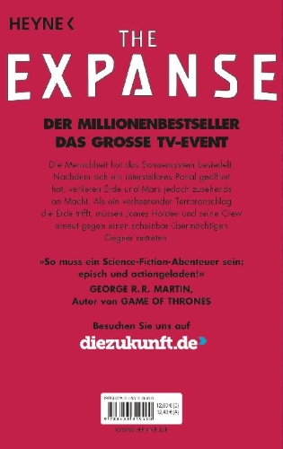 Buchcover und Innenansicht für das Buch: Nemesis Games - The Expanse Series Book 5