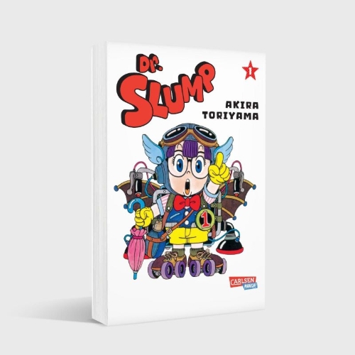 Buchcover und Innenansicht für das Buch: Dr. Slump