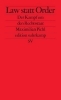 Buchcover und Innenansicht für das Buch: Law statt Order