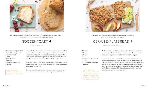 Buchcover und Innenansicht für das Buch: Gesunde Brotboxen