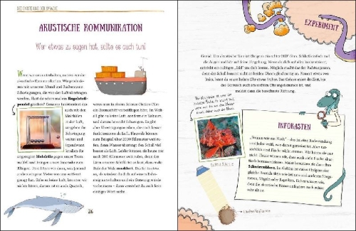 Buchcover und Innenansicht für das Buch: Wie Tiere sprechen - und wie wir sie besser verstehen
