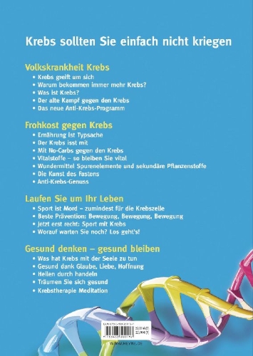 Buchcover und Innenansicht für das Buch: Das neue Anti-Krebs-Programm