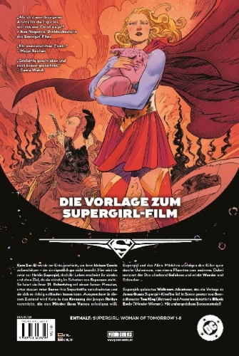 Buchcover und Innenansicht für das Buch: Supergirl: Woman of Tomorrow #1-#8