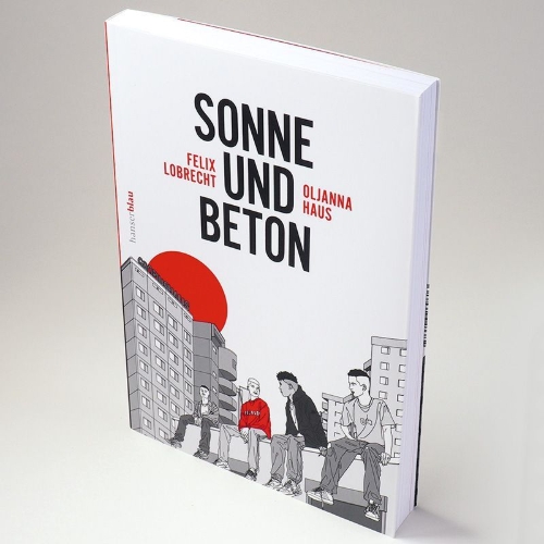 Buchcover und Innenansicht für das Buch: Sonne und Beton - Die Graphic Novel