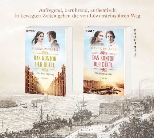 Buchcover und Innenansicht für das Buch: Das Kontor der Düfte